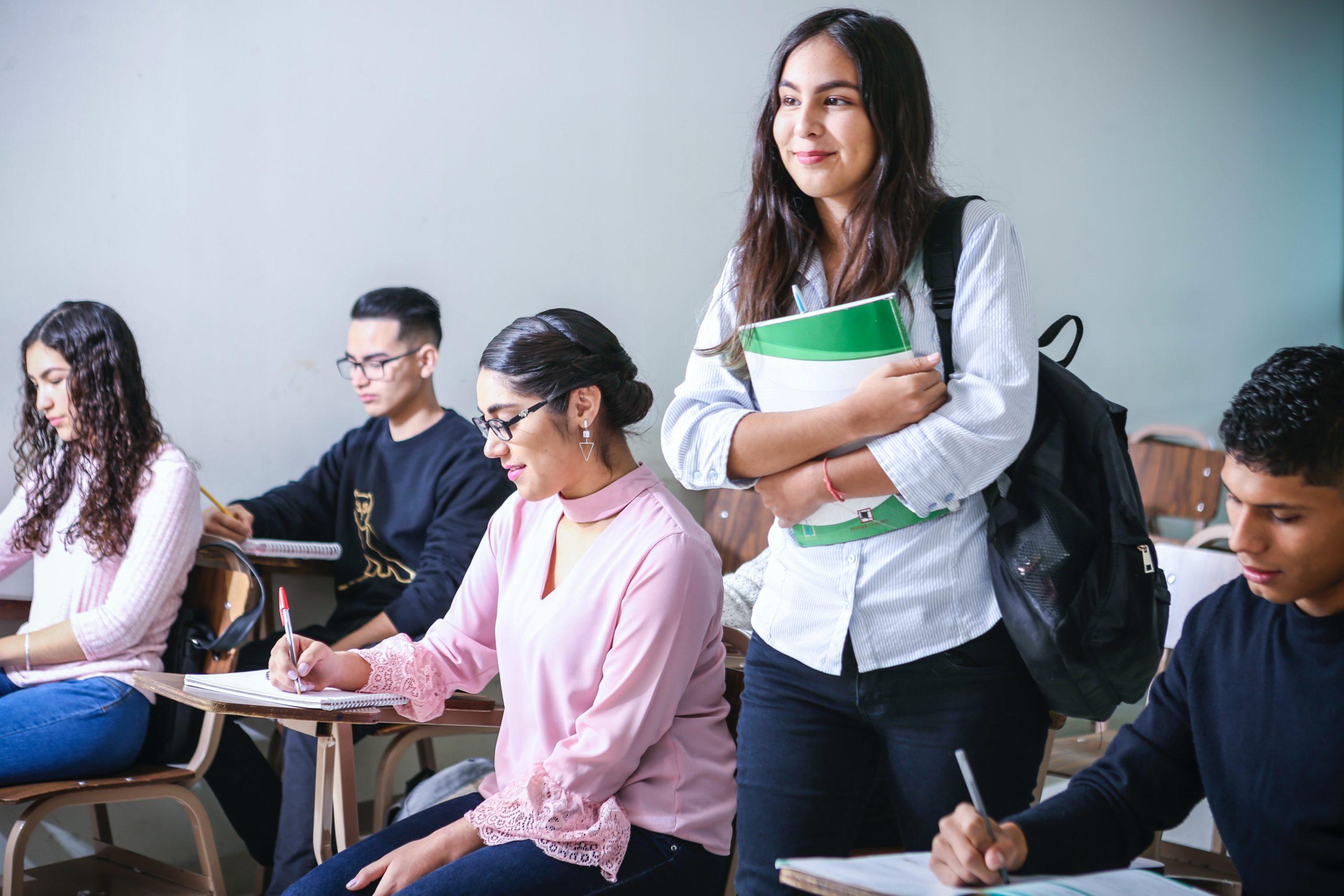 students in classroom