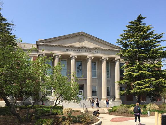 Exterior of Shoemaker Building